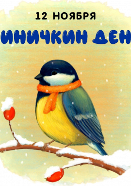 Международный экологический конкурс «СИНИЧКИН ДЕНЬ — ВРЕМЯ ВСТРЕЧАТЬ ЗИМУЮЩИХ ПТИЦ!»