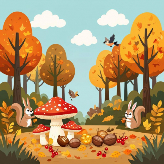 Всероссийская познавательная викторина «ЧТО ПРИПАСЛА ОСЕНЬ В ЛЕСНОЙ КЛАДОВОЙ?»